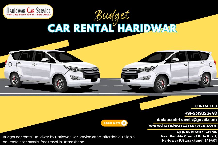 Budget car rental Haridwar 2024