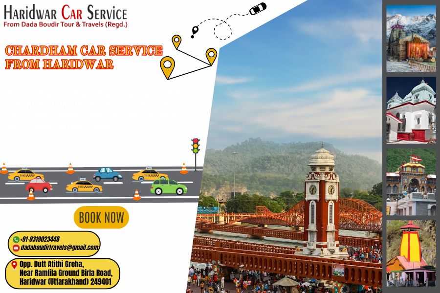 Chardham Car Service from Haridwar